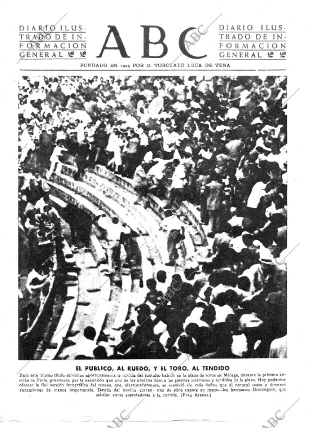 ABC MADRID 12-08-1950 página 1