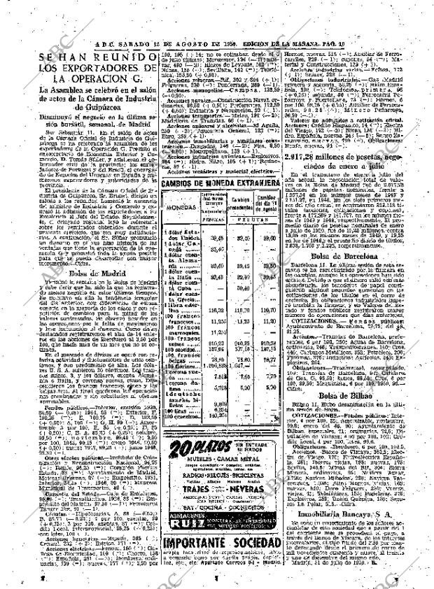 ABC MADRID 12-08-1950 página 16