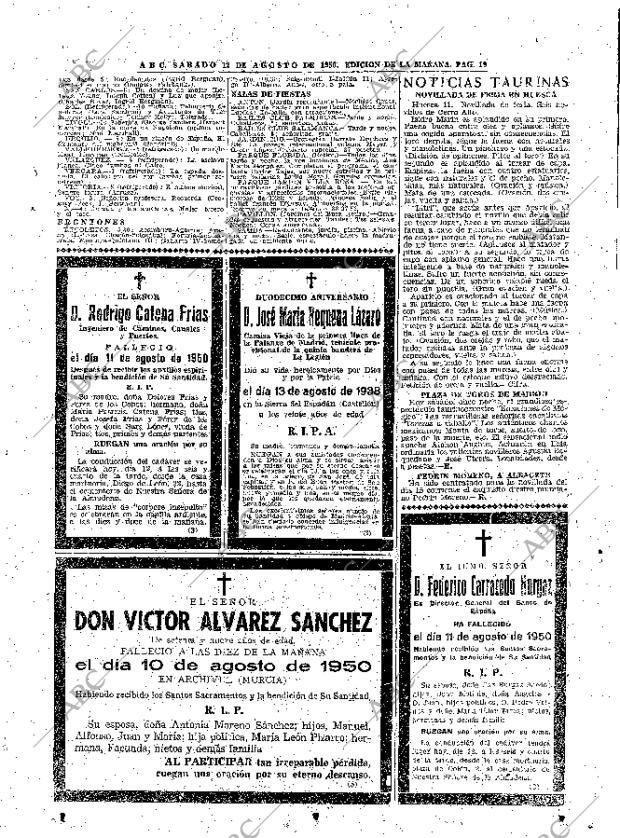 ABC MADRID 12-08-1950 página 19