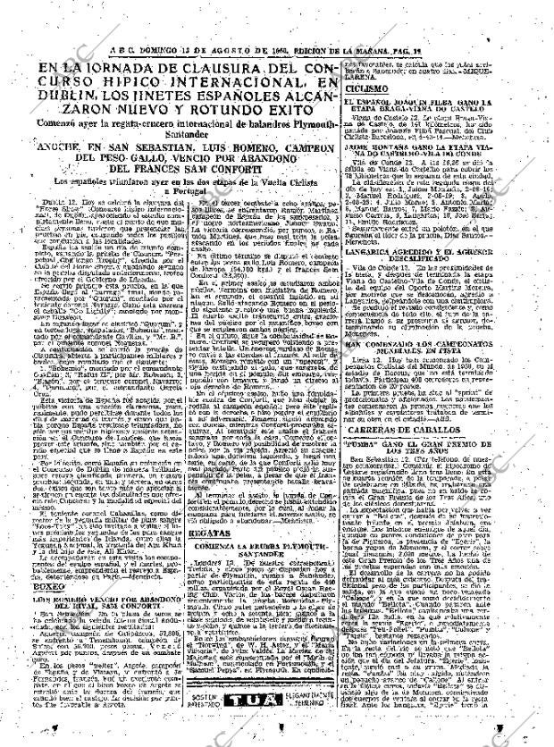 ABC MADRID 13-08-1950 página 19