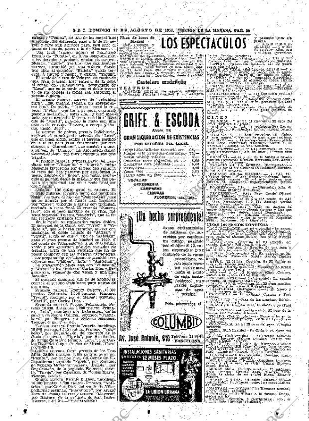 ABC MADRID 13-08-1950 página 20