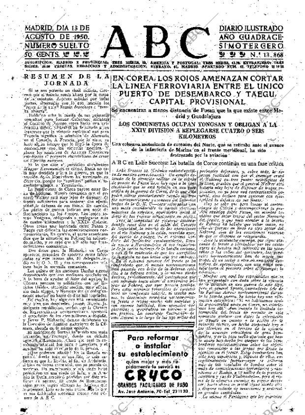 ABC MADRID 13-08-1950 página 7