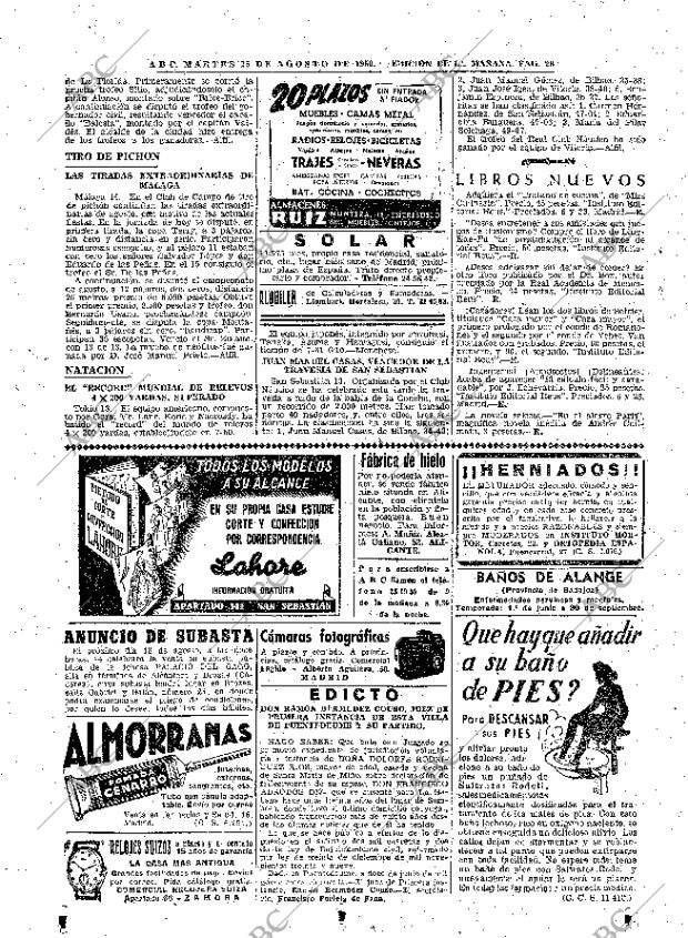 ABC MADRID 15-08-1950 página 26