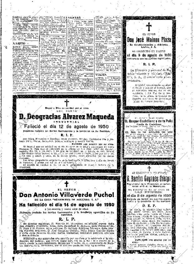 ABC MADRID 15-08-1950 página 28