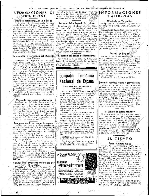 ABC SEVILLA 17-08-1950 página 12