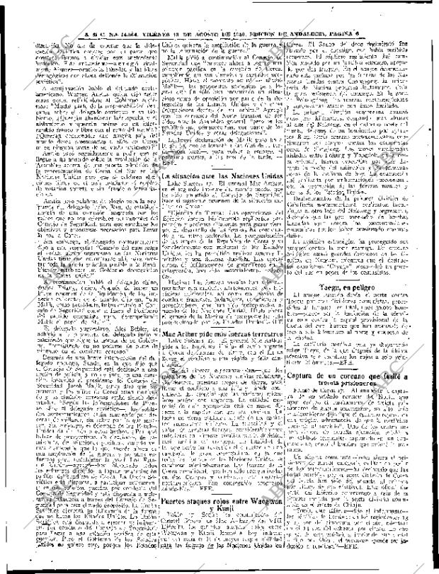 ABC SEVILLA 18-08-1950 página 6