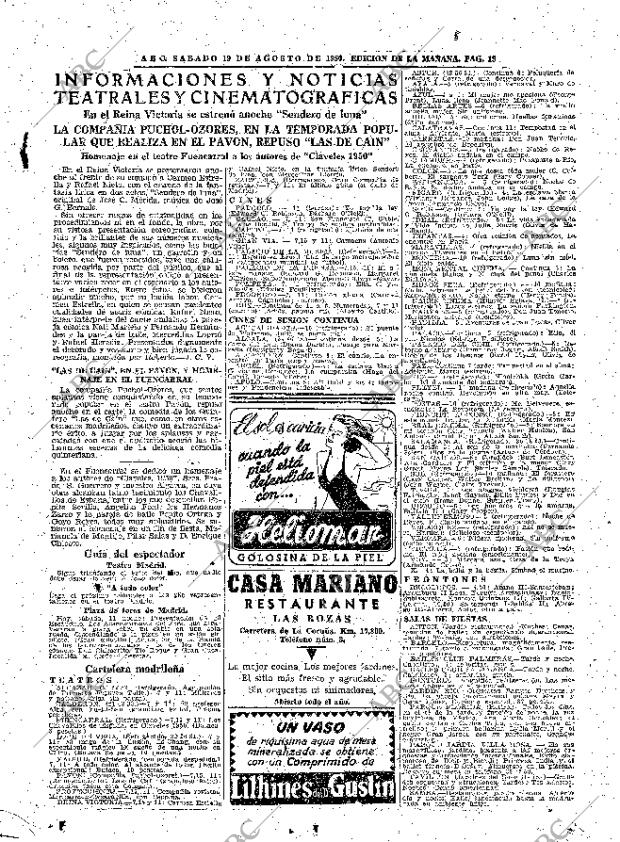 ABC MADRID 19-08-1950 página 19