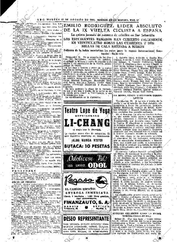 ABC MADRID 22-08-1950 página 17