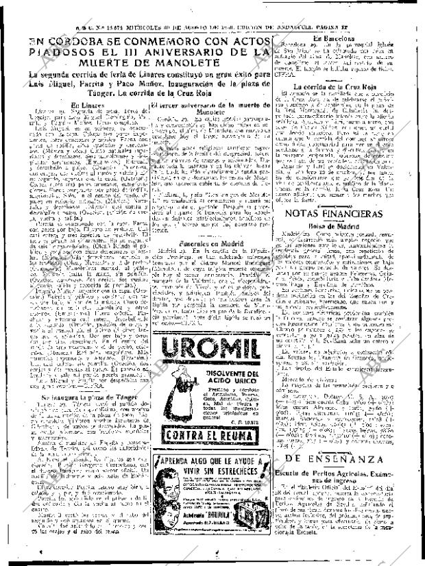 ABC SEVILLA 30-08-1950 página 12