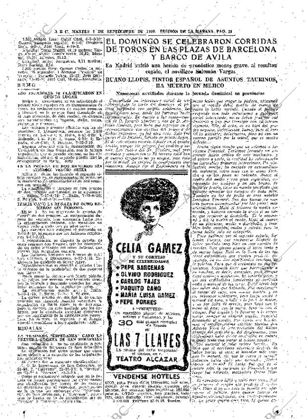 ABC MADRID 05-09-1950 página 21