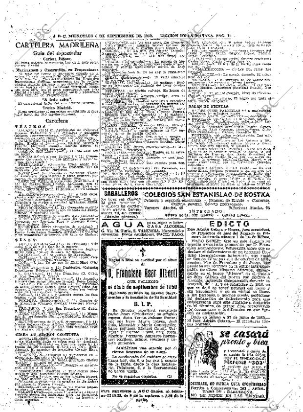 ABC MADRID 06-09-1950 página 19