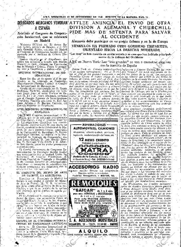 ABC MADRID 13-09-1950 página 17