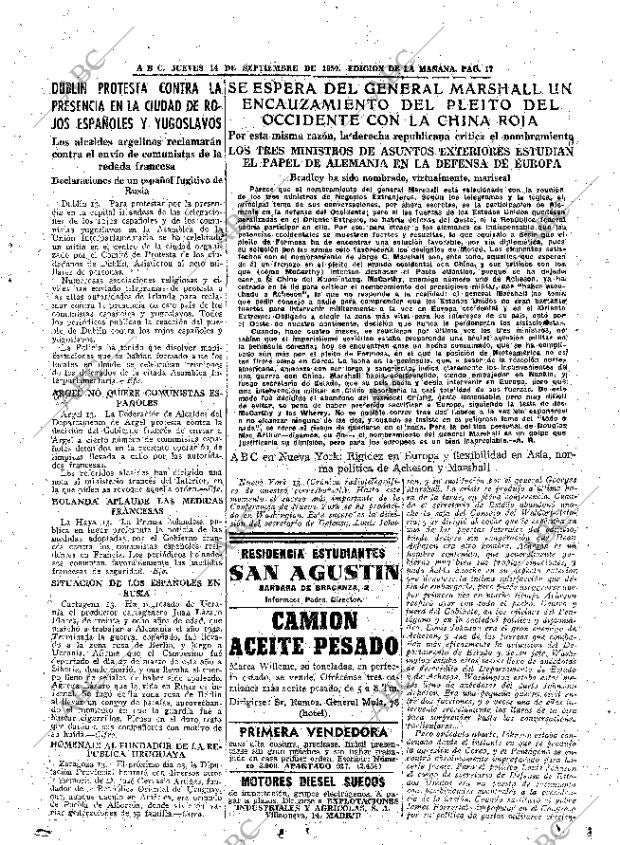 ABC MADRID 14-09-1950 página 17