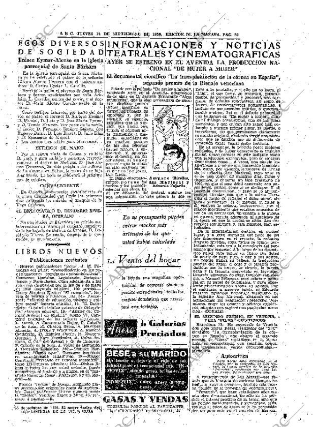 ABC MADRID 14-09-1950 página 29