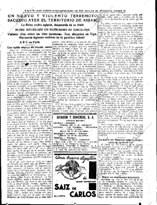 ABC SEVILLA 14-09-1950 página 11