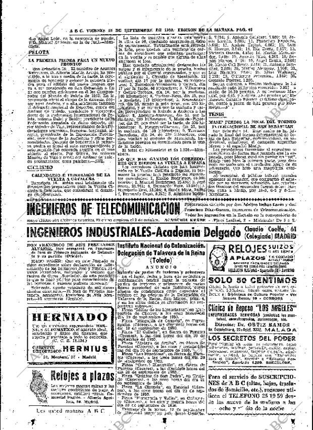 ABC MADRID 15-09-1950 página 23