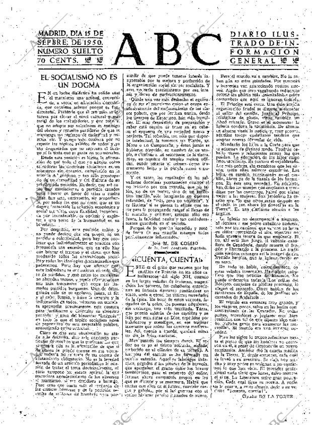 ABC MADRID 15-09-1950 página 3