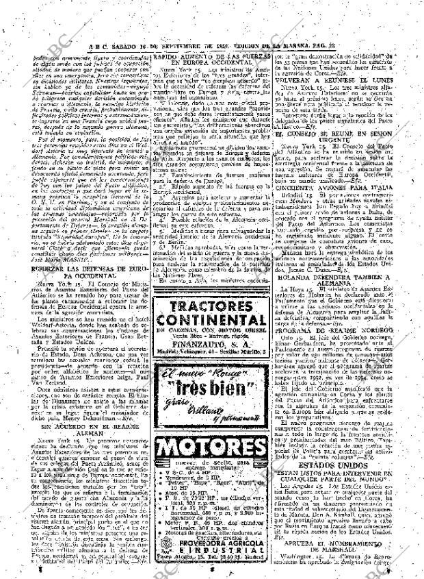 ABC MADRID 16-09-1950 página 22