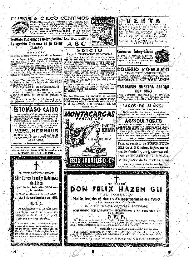 ABC MADRID 16-09-1950 página 31