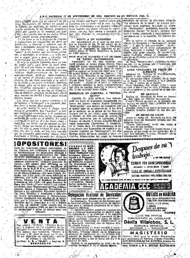 ABC MADRID 17-09-1950 página 31