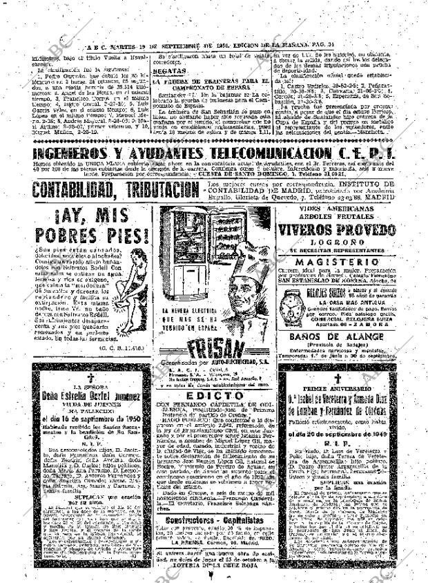 ABC MADRID 19-09-1950 página 34