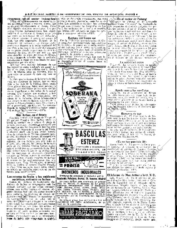 ABC SEVILLA 19-09-1950 página 6