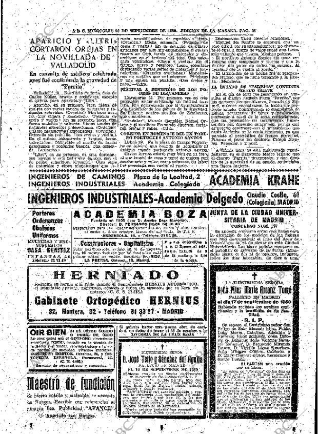 ABC MADRID 20-09-1950 página 21