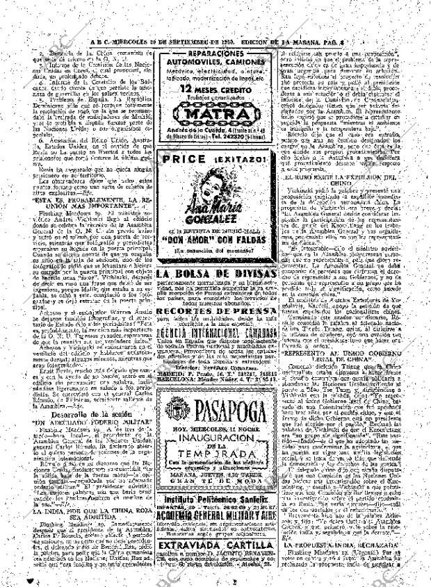 ABC MADRID 20-09-1950 página 8