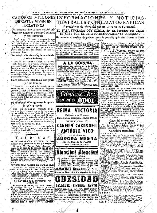 ABC MADRID 21-09-1950 página 29