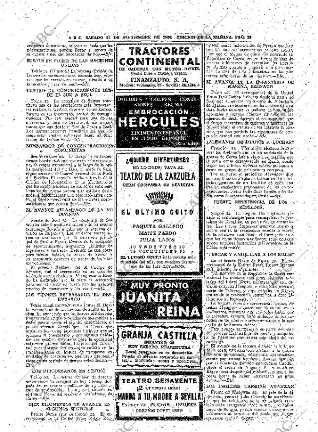 ABC MADRID 23-09-1950 página 20