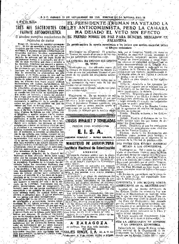 ABC MADRID 23-09-1950 página 23