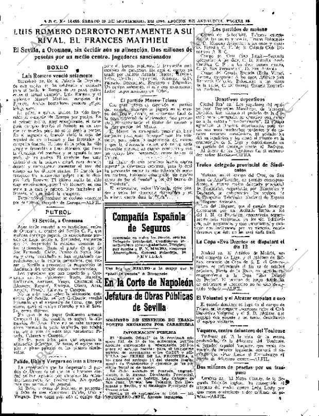 ABC SEVILLA 23-09-1950 página 15