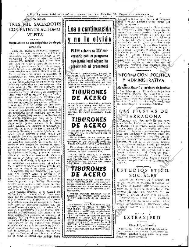 ABC SEVILLA 23-09-1950 página 6