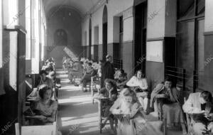 Estudiantes durante el Examen de Estado en la Universidad Central