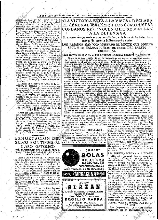 ABC MADRID 26-09-1950 página 19