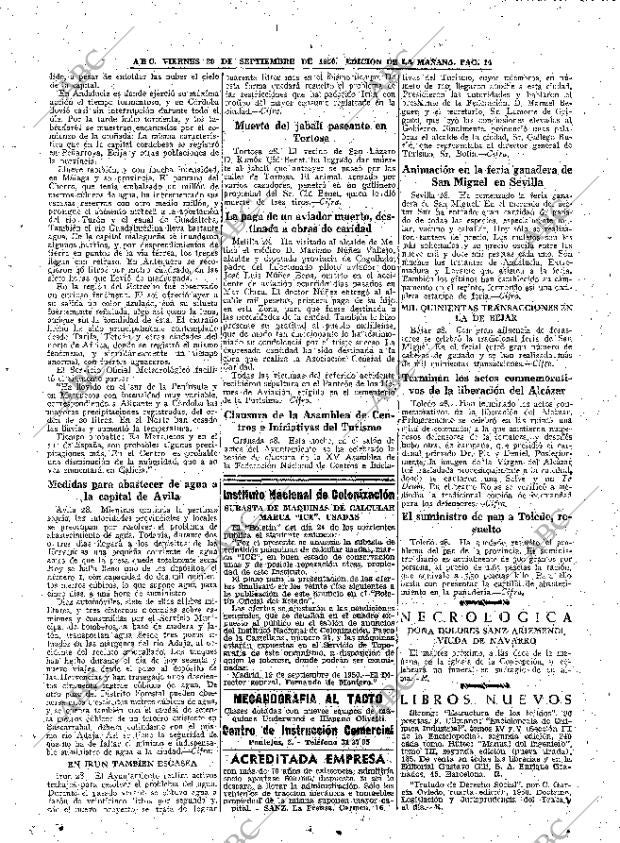 ABC MADRID 29-09-1950 página 14