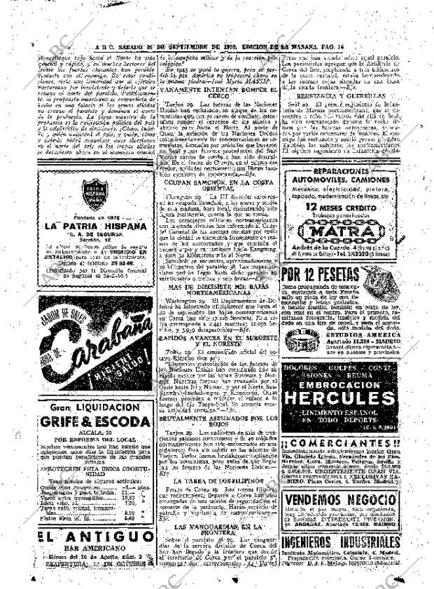 ABC MADRID 30-09-1950 página 16
