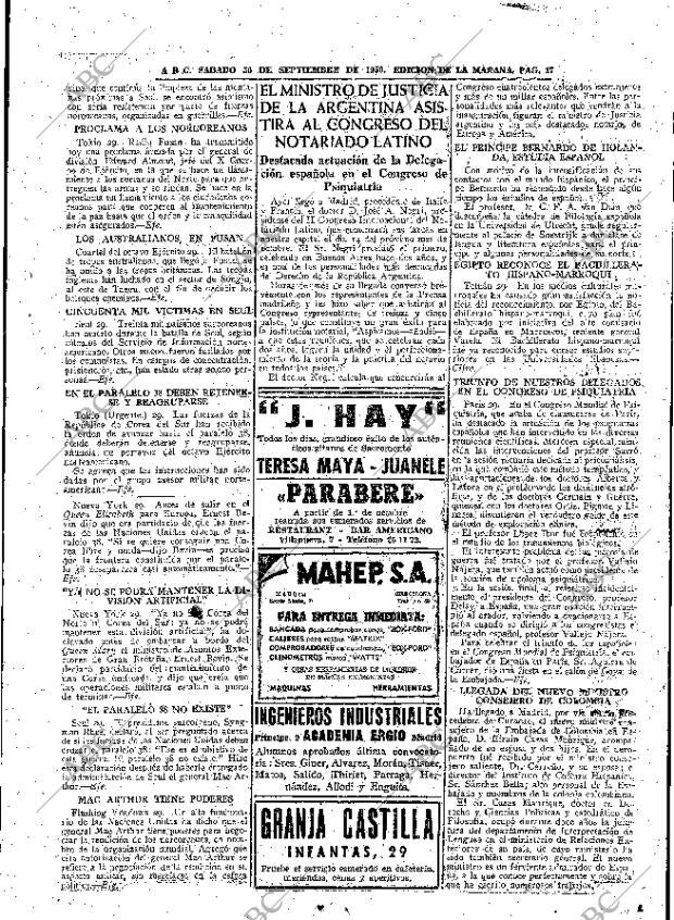 ABC MADRID 30-09-1950 página 17
