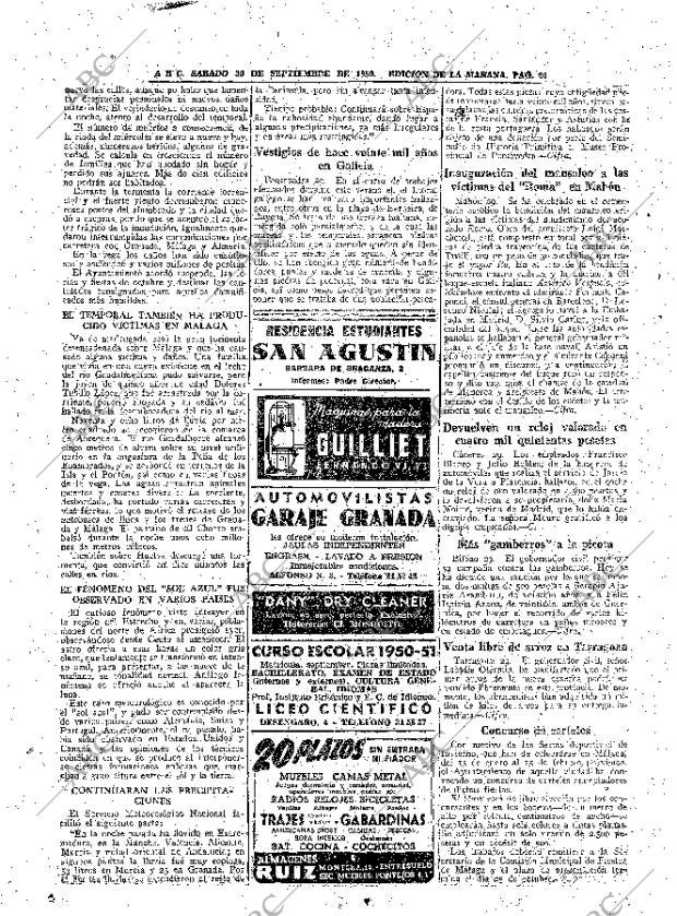 ABC MADRID 30-09-1950 página 20