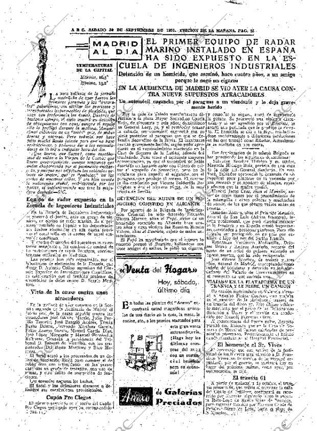 ABC MADRID 30-09-1950 página 25