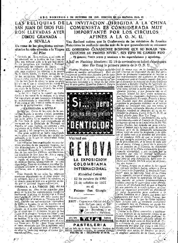 ABC MADRID 01-10-1950 página 23