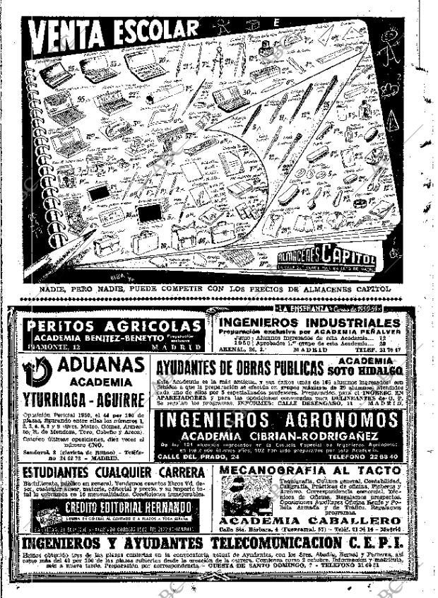 ABC MADRID 01-10-1950 página 4
