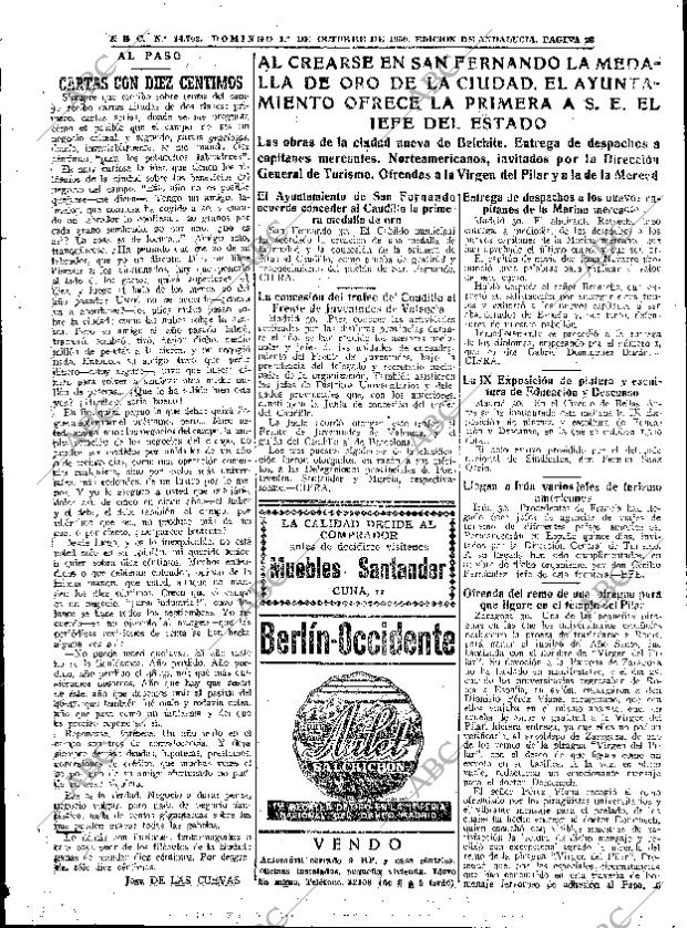 ABC SEVILLA 01-10-1950 página 23
