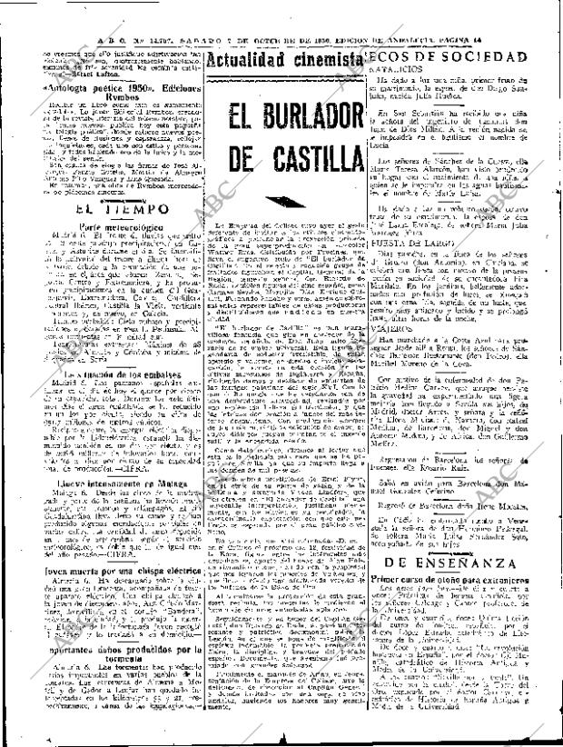 ABC SEVILLA 07-10-1950 página 14