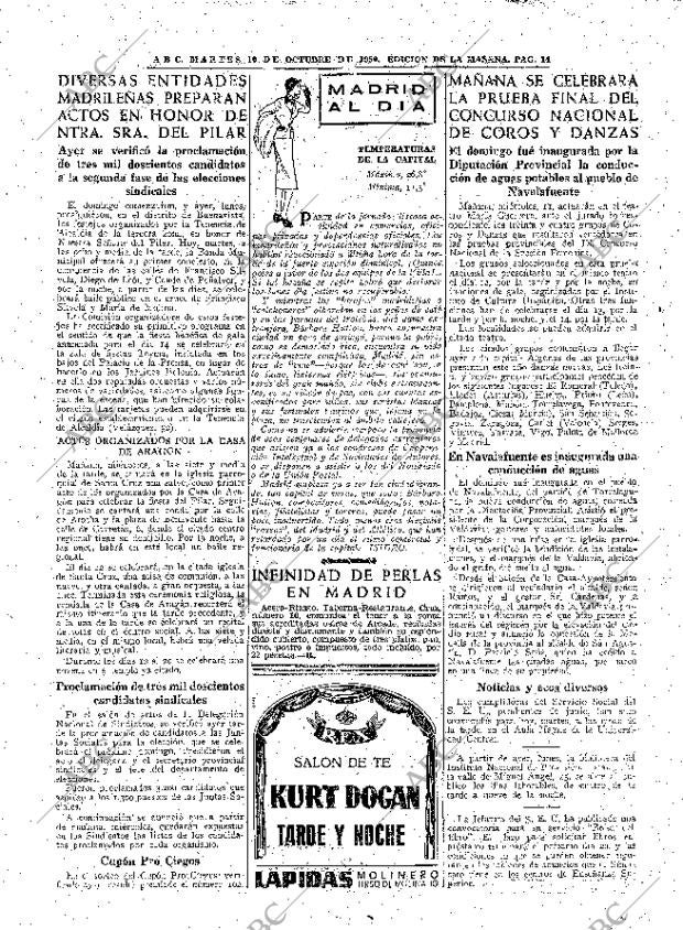 ABC MADRID 10-10-1950 página 14