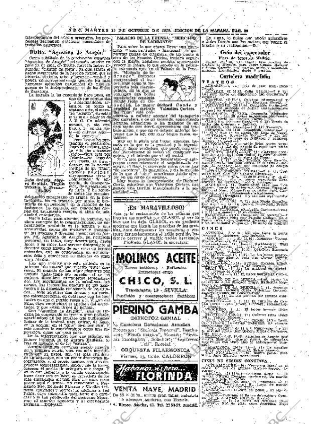 ABC MADRID 10-10-1950 página 20