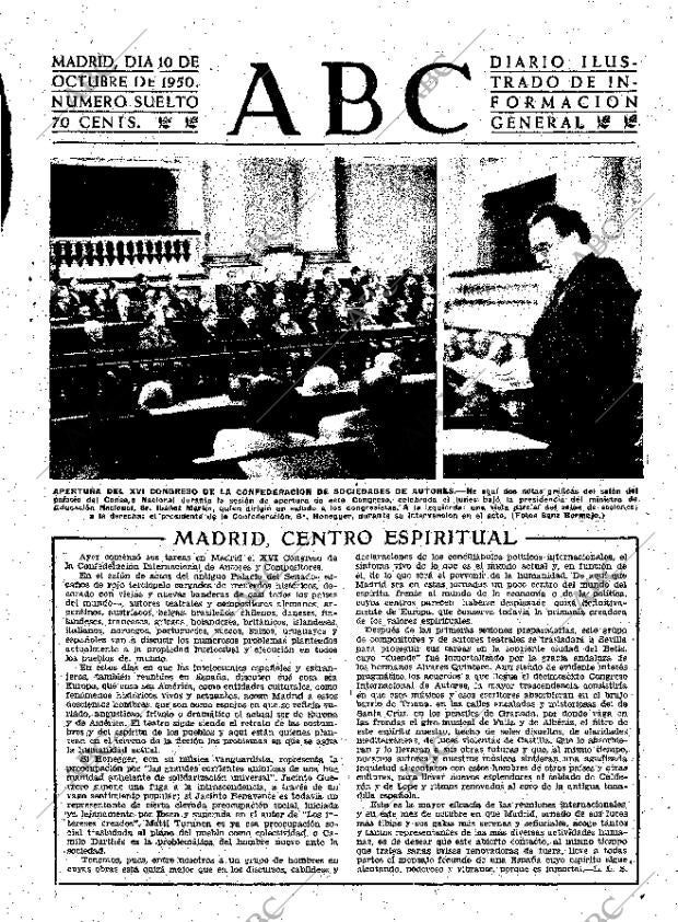 ABC MADRID 10-10-1950 página 3