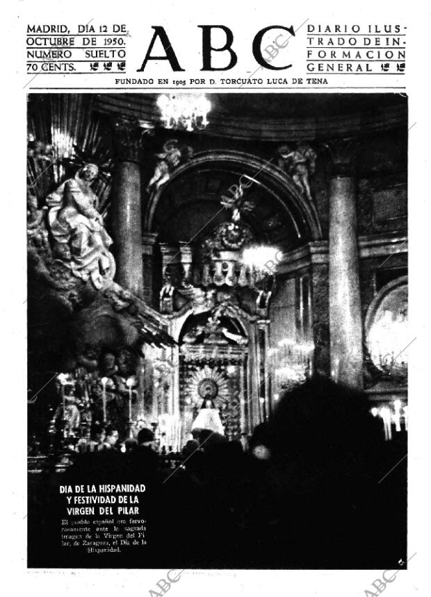 ABC MADRID 12-10-1950 página 1
