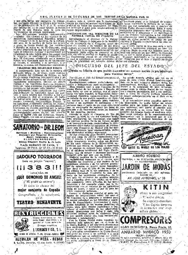 ABC MADRID 12-10-1950 página 16