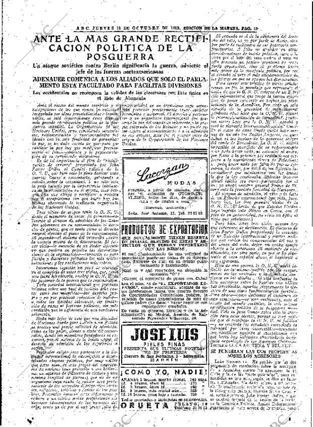 ABC MADRID 12-10-1950 página 19